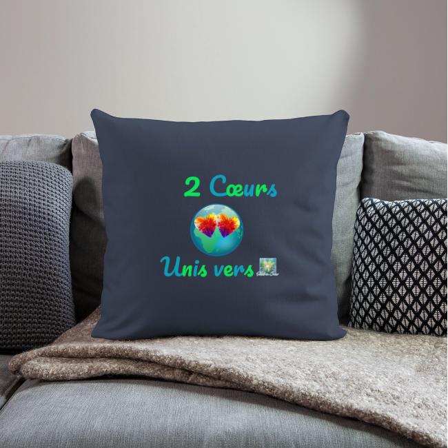 Coussin 2 coeurs